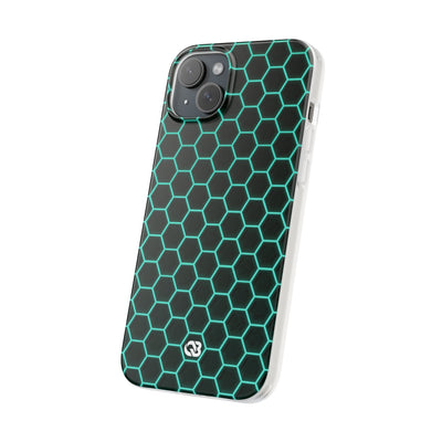 Neon Hex Spectrum · Lite Phone Case for iPhone ·  Teal