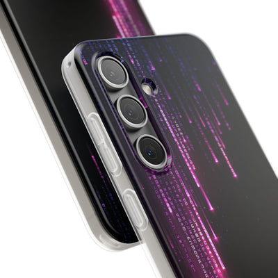 Binary Cascade · Lite Phone Case for Samsung · Black