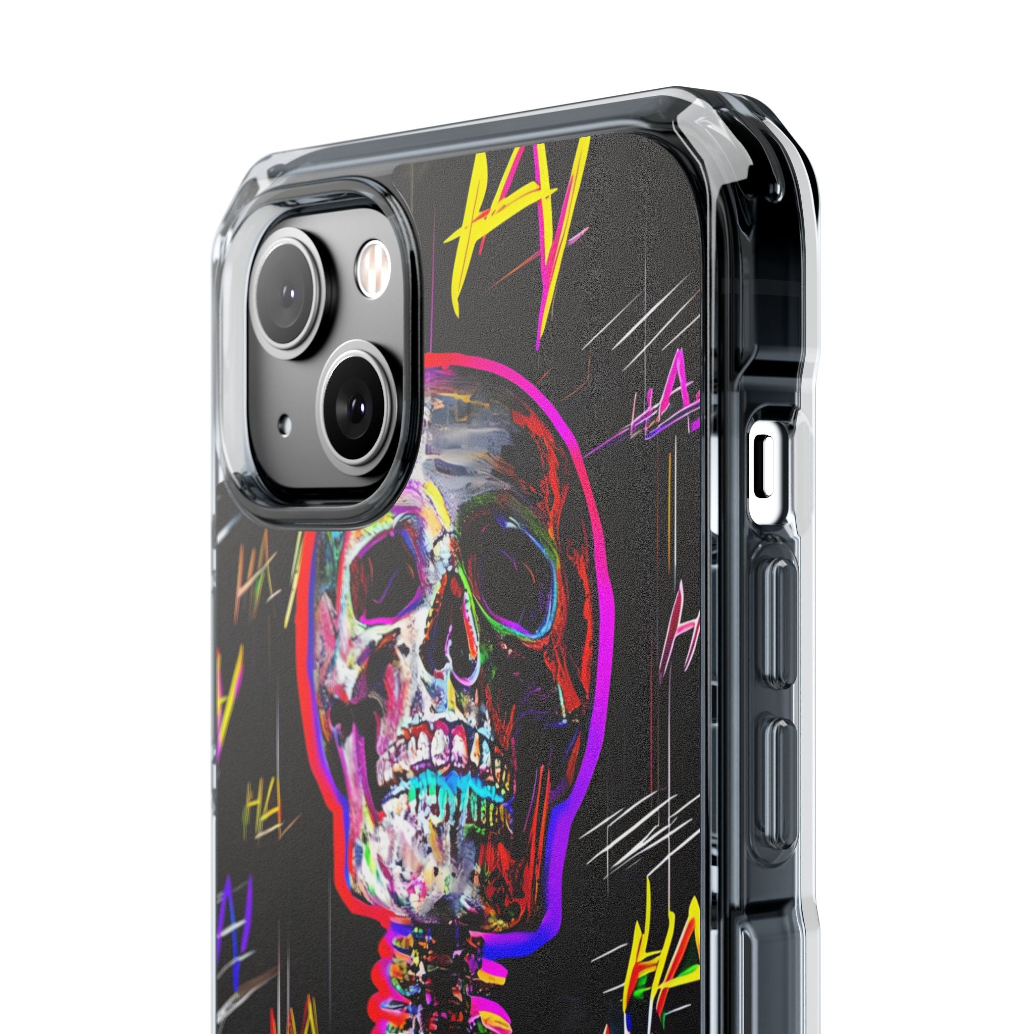 Neon Glitch Skeleton · Impact Custodia per iPhone · Magsafe