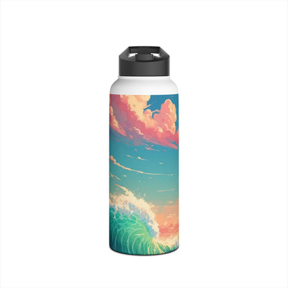 Sunset Wave - Stainless Steel Water Bottle