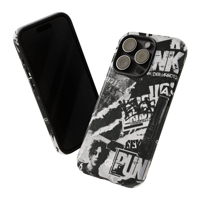 Underground Punk Collage · Tough Phone Case for iPhone · Black