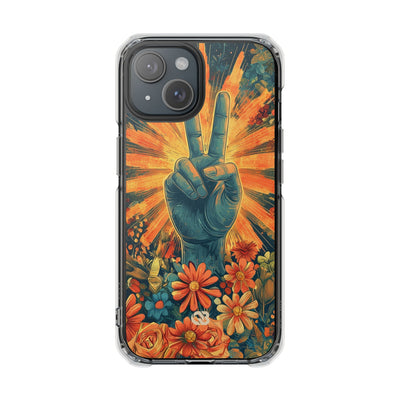 Radiant Peace Bloom · Impact etui na telefon dla iPhone · MagSafe