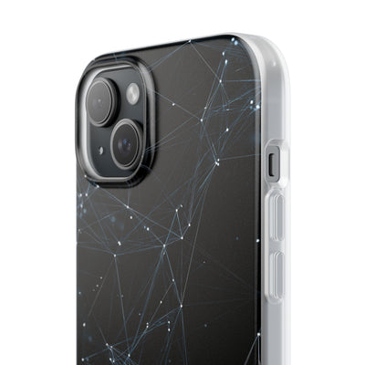 Black Lite Phone Case for iPhone - Arctic Neural Mesh