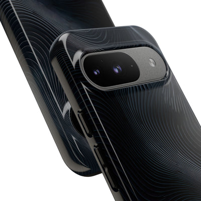 Black Tough Phone Case for Google Pixel - Obsidian Ridge Flux