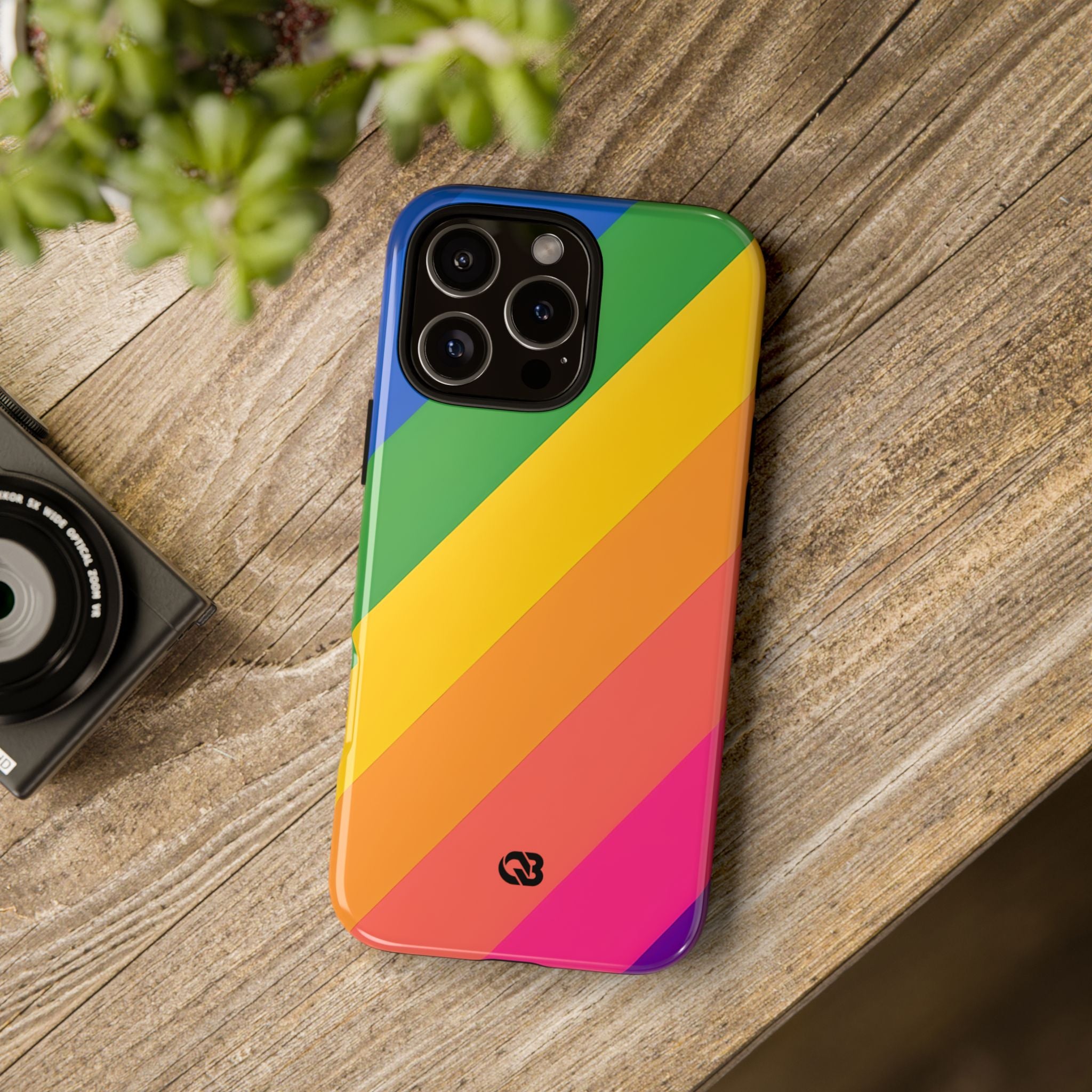 Vibrant Spectrum Slope · Tough Phone Case for iPhone