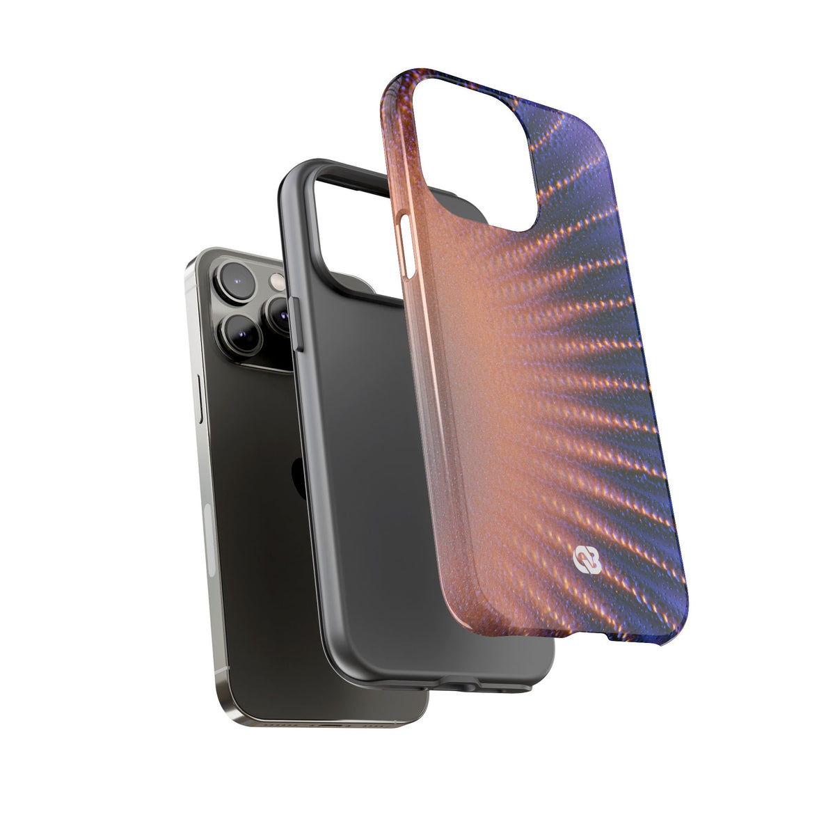 Luminous Aura Burst · Tough Phone Case for iPhone · Blue