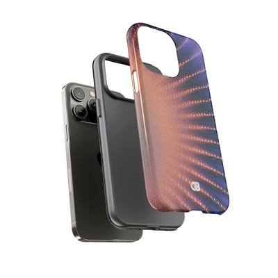 Luminous Aura Burst · Tough Phone Case for iPhone · Blue