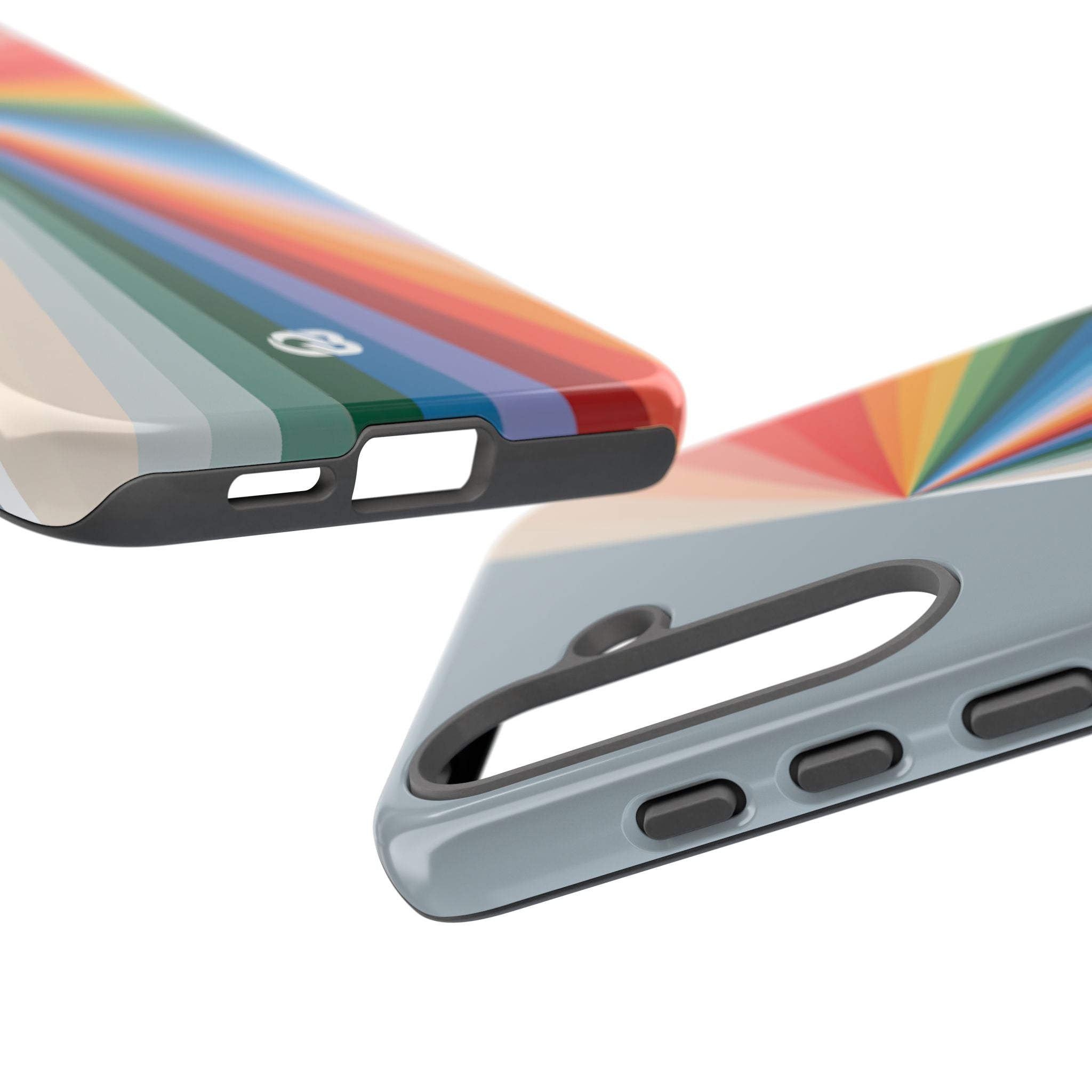 Grey Tough Phone Case for Samsung - Slate Prism Burst