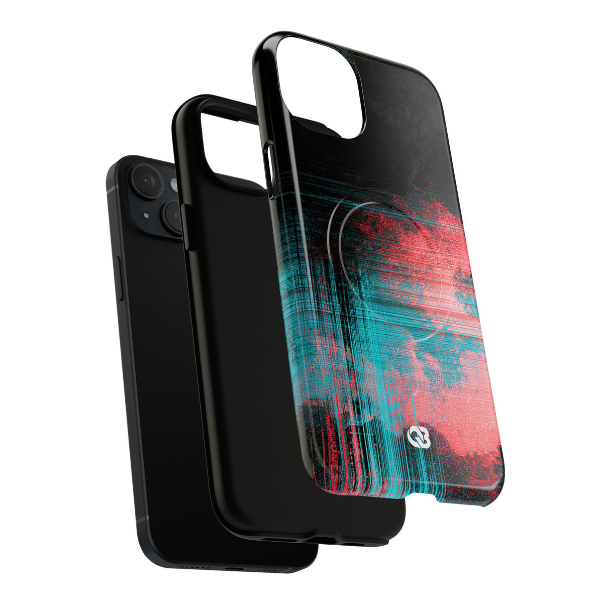 Digital Signal Drift · Tough 2.0 Magnetic Phone Case for iPhone · Black