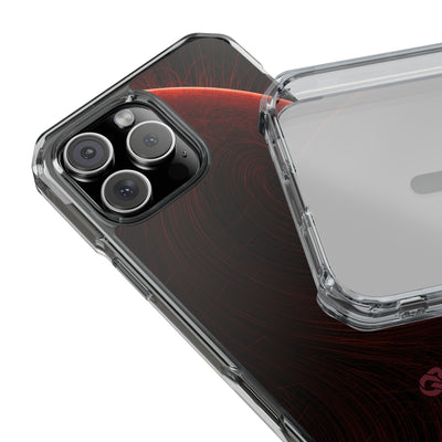 Red Impact MagSafe Phone Case for iPhone - Crimson Flare Flux