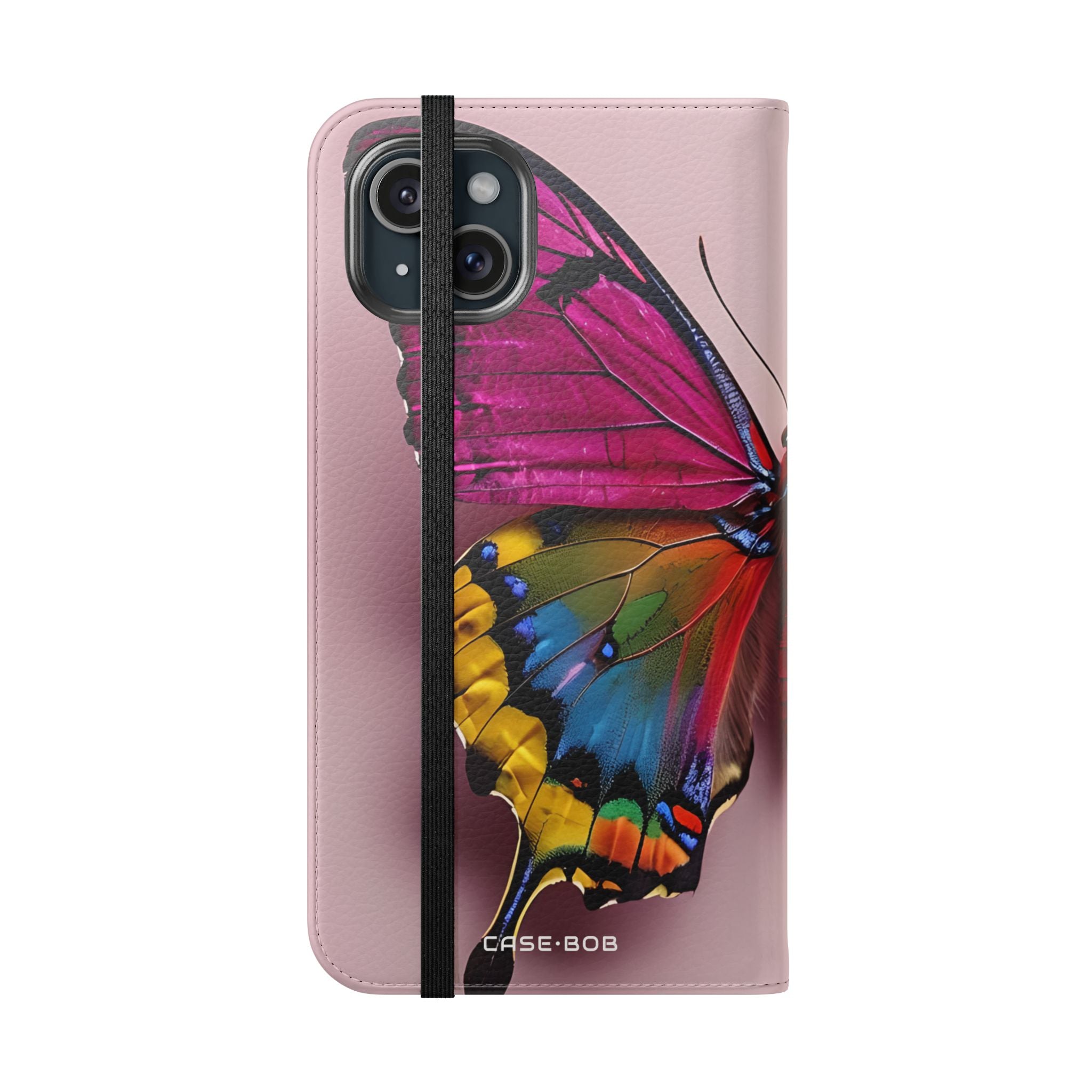 Vibrant Monarch - iPhone 15 Plus Case - Wallet