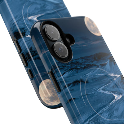 Arctic Moon Drift · Tough 2.0 Magnetic Phone Case for iPhone · Blue