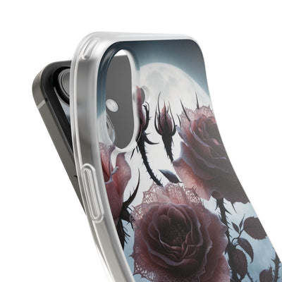 Lunar Lace Petals · Soft Coque de téléphone pour iPhone