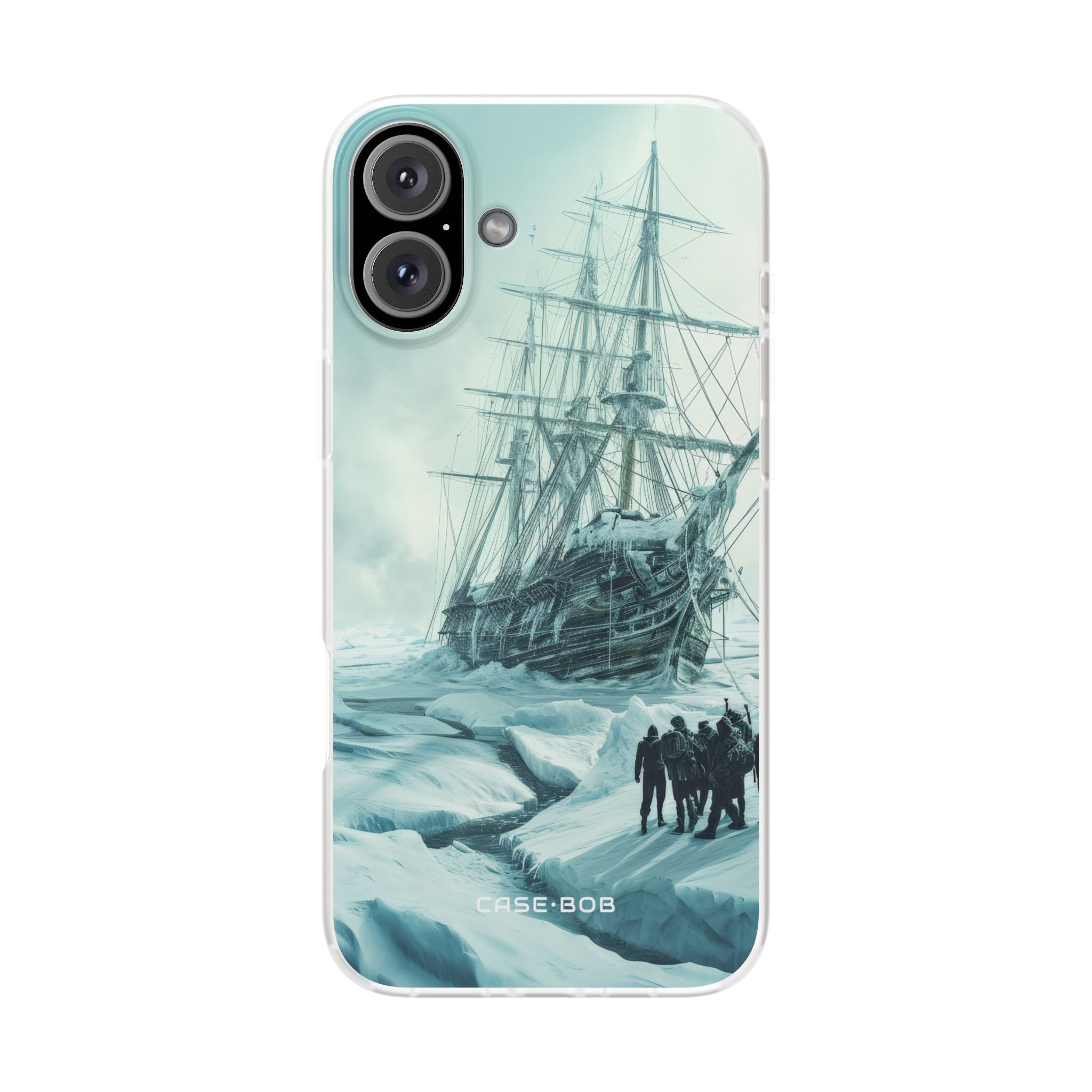 Icebound Ship iPhone 16 Plus Case - Soft