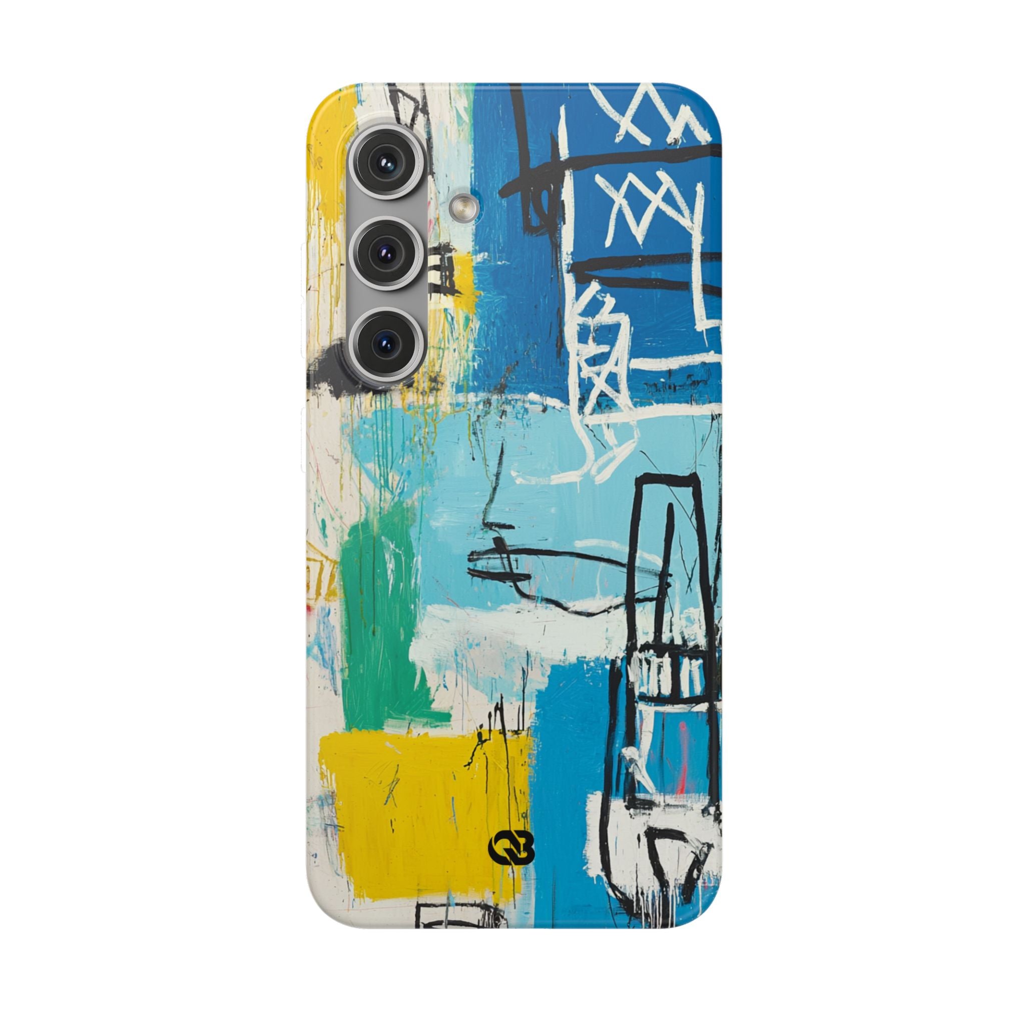 Azure Urban Scribble · Soft Phone Case for Samsung