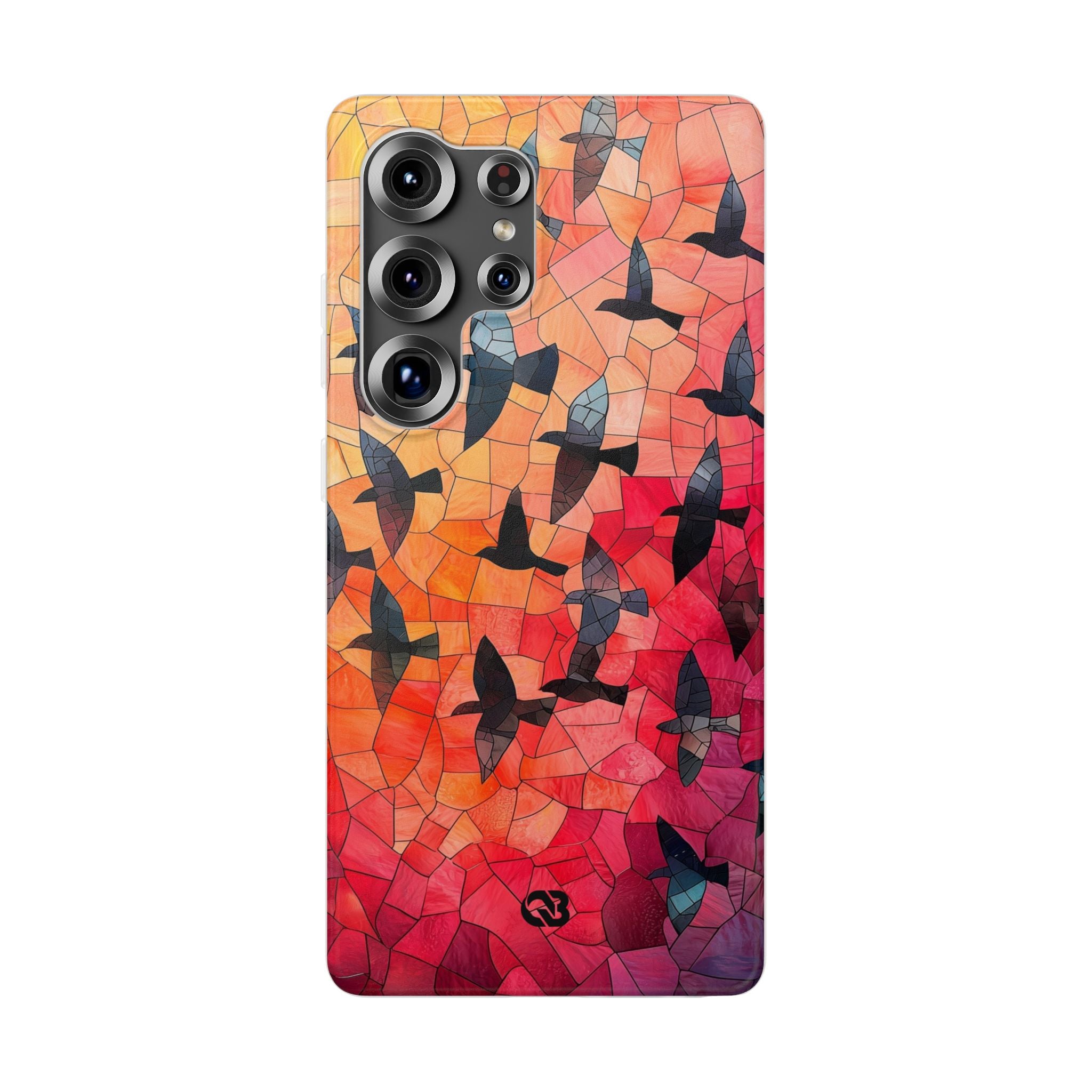 Ember Mosaic Wings · Soft Phone Case for Samsung