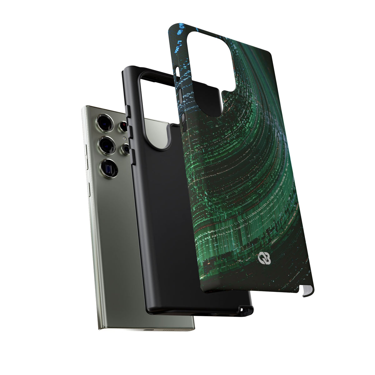 Orbital Data Stream · Tough Phone Case for Samsung · Green