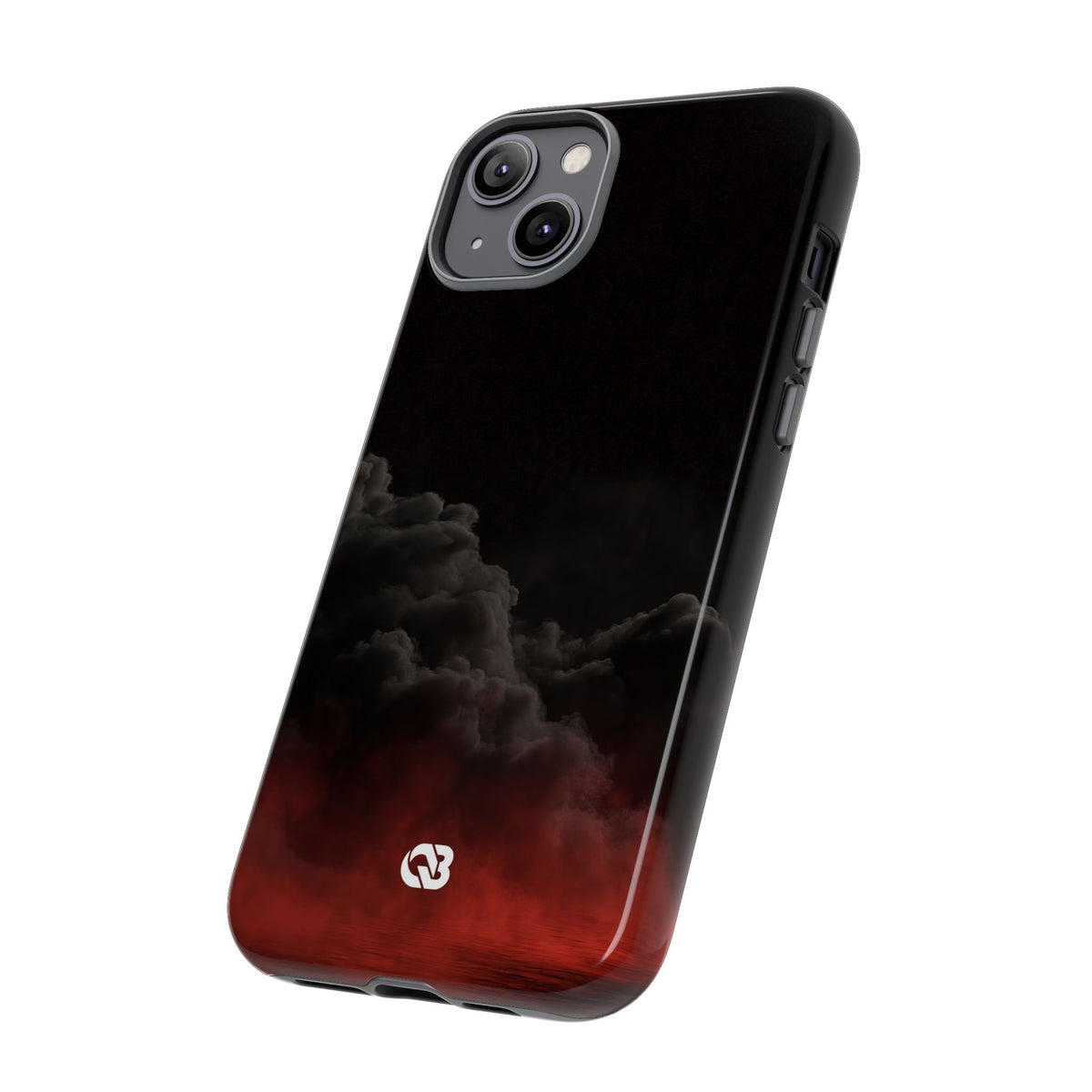 Crimson Fog Void · Tough Phone Case for iPhone · Black