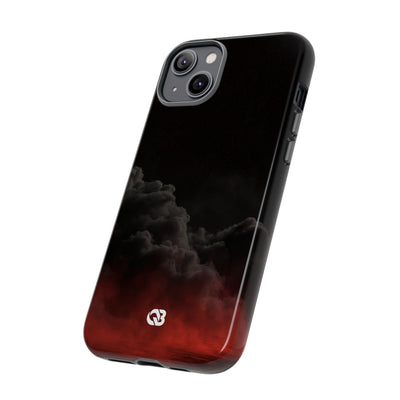 Crimson Fog Void · Tough Phone Case for iPhone · Black