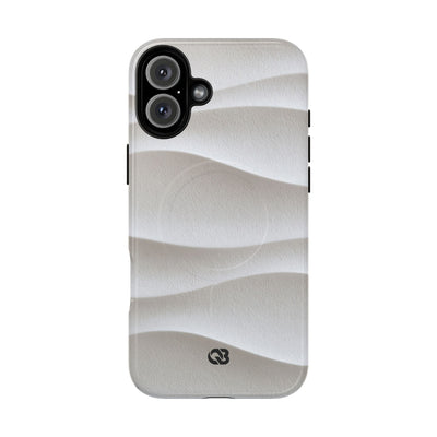 Sculpted Dune Relief · Tough 2.0 Magnetic Phone Case for iPhone · White