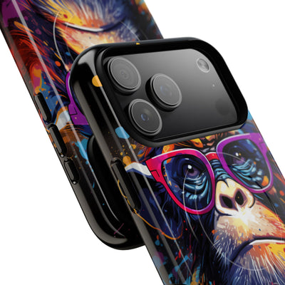 Neon Splatter Primate · Tough+ Magsafe