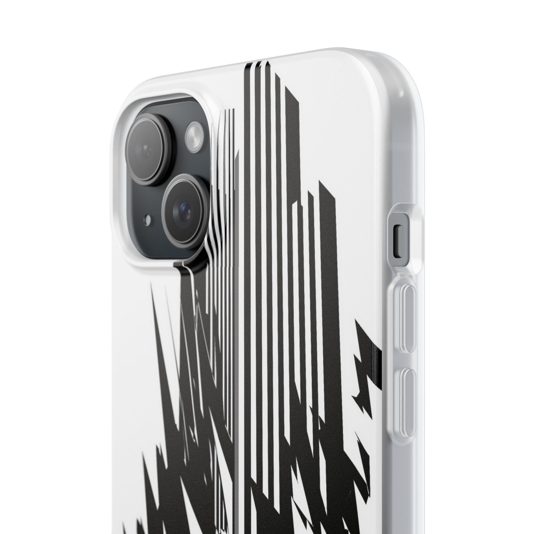 White Lite Phone Case for iPhone - Shattered Vector Spire