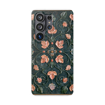 Florentine Rose Arabesque · Lite Phone Case for Samsung · Green