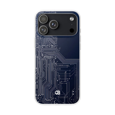 Blue Lite Phone Case for iPhone - Cobalt Data Stream