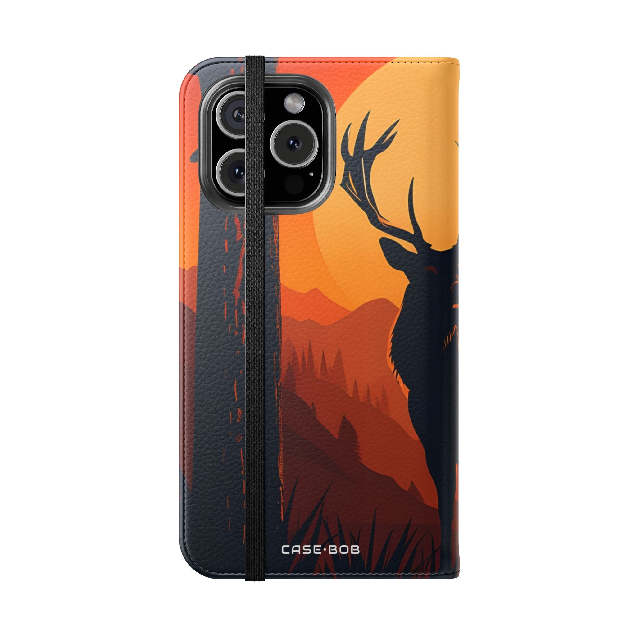 Stag Sunset - iPhone 16 Max Case - Portemonnee
