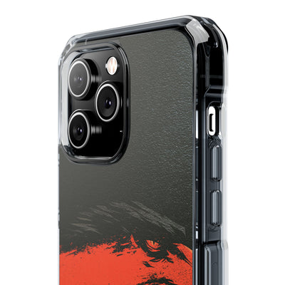 Crimson Raptor Noir · Clear Impact Magnetic Phone Case for iPhone ·  Black