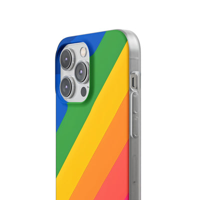 Vibrant Spectrum Slope · Soft Phone Case for iPhone