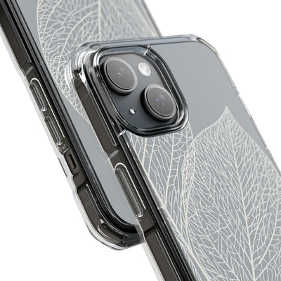 Grey Impact MagSafe Phone Case for iPhone - Frosted Ash Veins