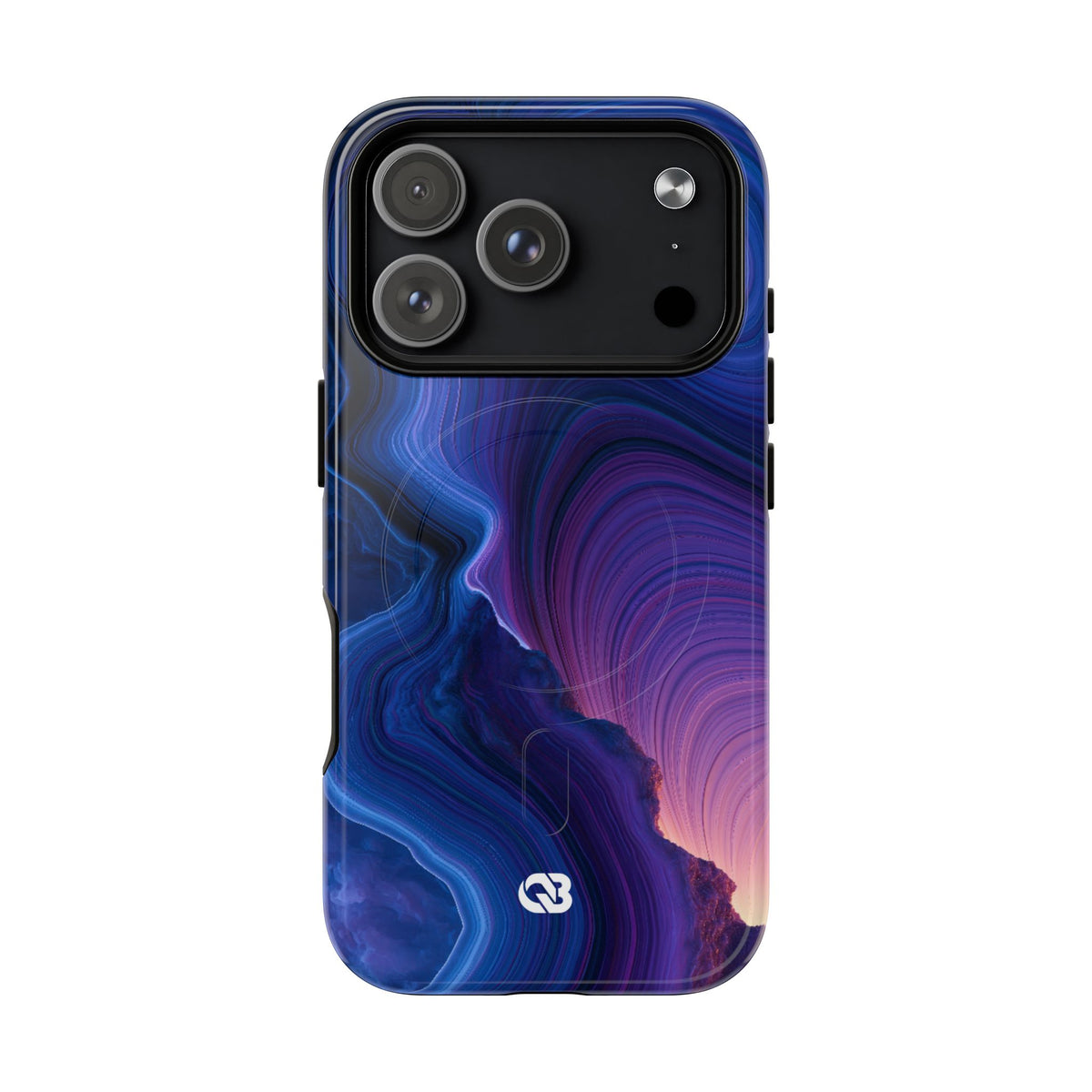 Radiant Strata · Tough 2.0 Magnetic Phone Case for iPhone · Blue