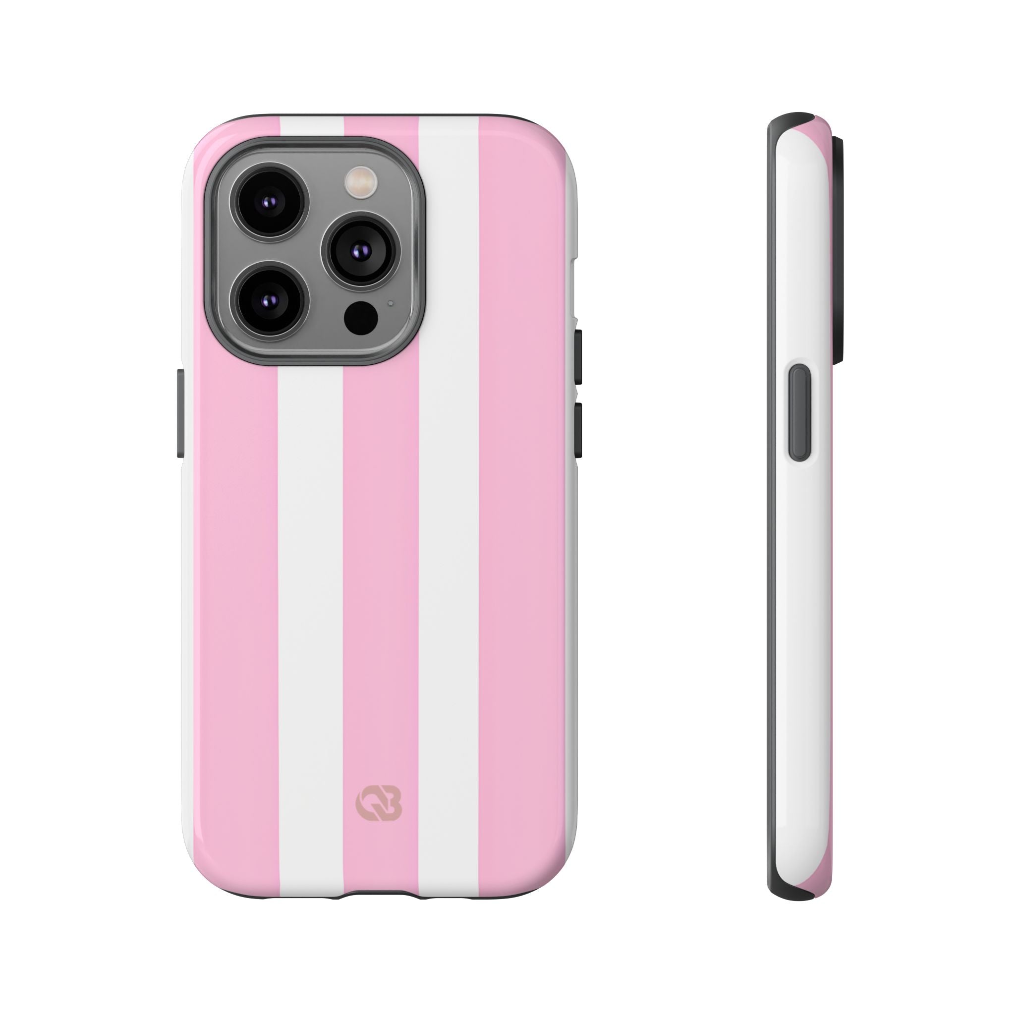 Soft Pink Stripe · Tough Coque de téléphone pour iPhone