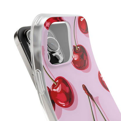 Glossy Cherry Burst iPhone 16 Pro Max Case - Soft - CASE•BOB