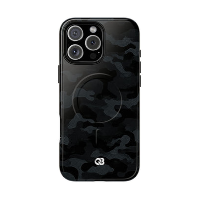 Blackout Urban Camo · Tough 2.0 Magnetic Phone Case for iPhone · Black