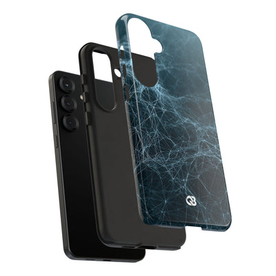 Teal Tough Phone Case for Samsung - Arctic Neural Mesh