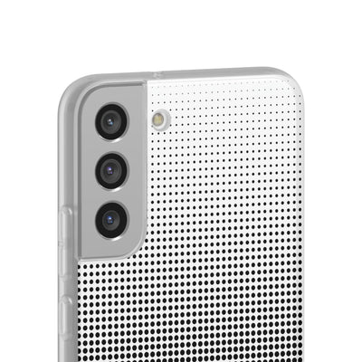 Black Lite Phone Case for Samsung - Obsidian Halftone Flux