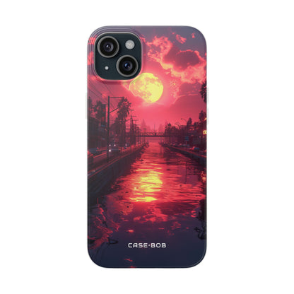 Luminous Moonlight iPhone 15 Plus Cover - Blød