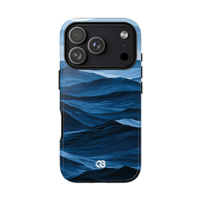 Cerulean Ridges · Tough Phone Case for iPhone · Blue