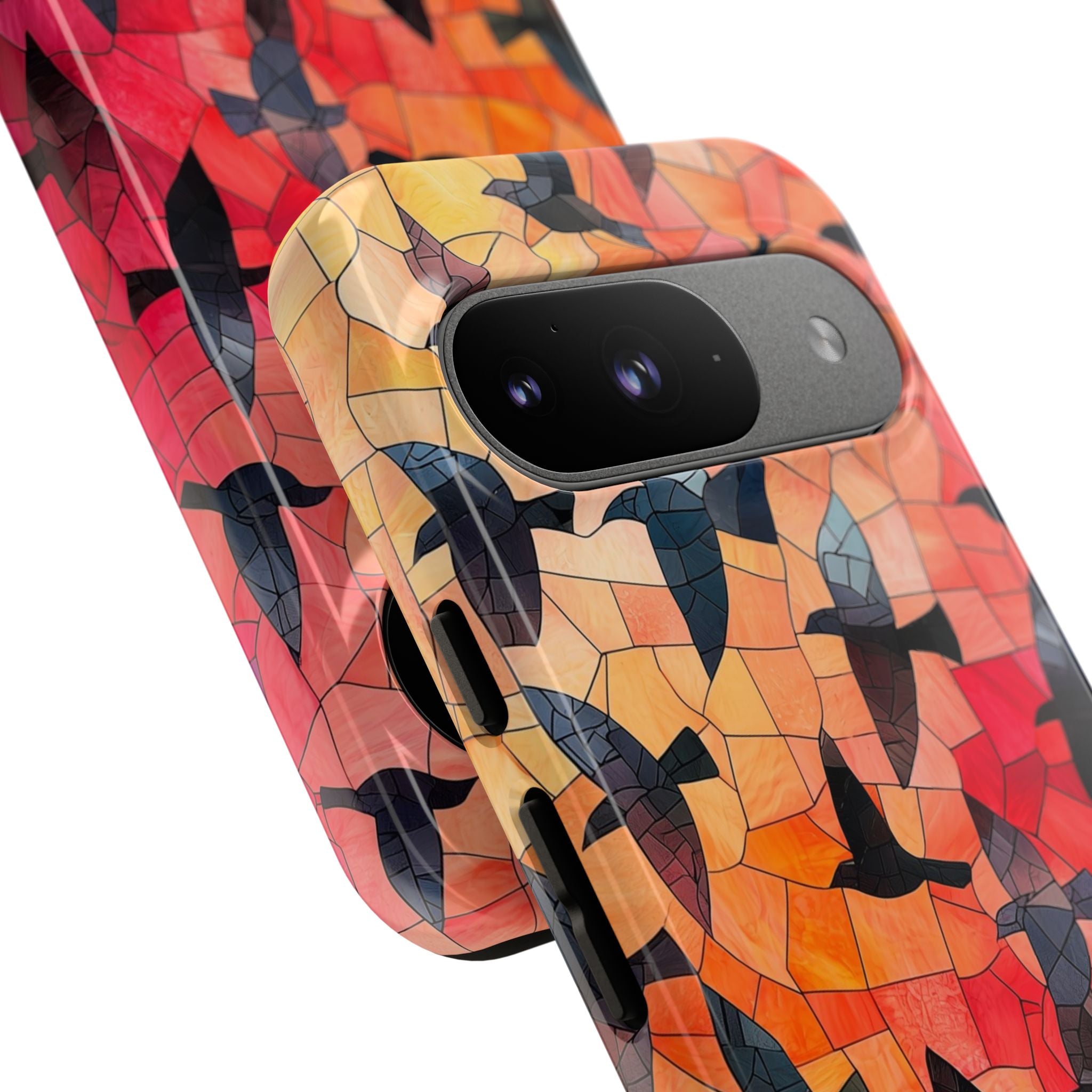 Ember Mosaic Wings · Tough Coque de téléphone pour Google Pixel