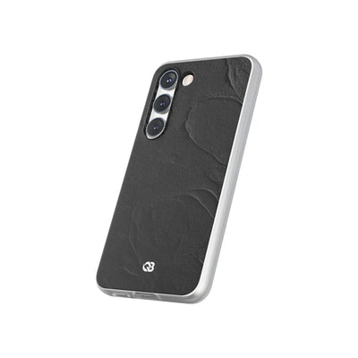Obsidian Stucco Relief · Lite Phone Case for Samsung · Black