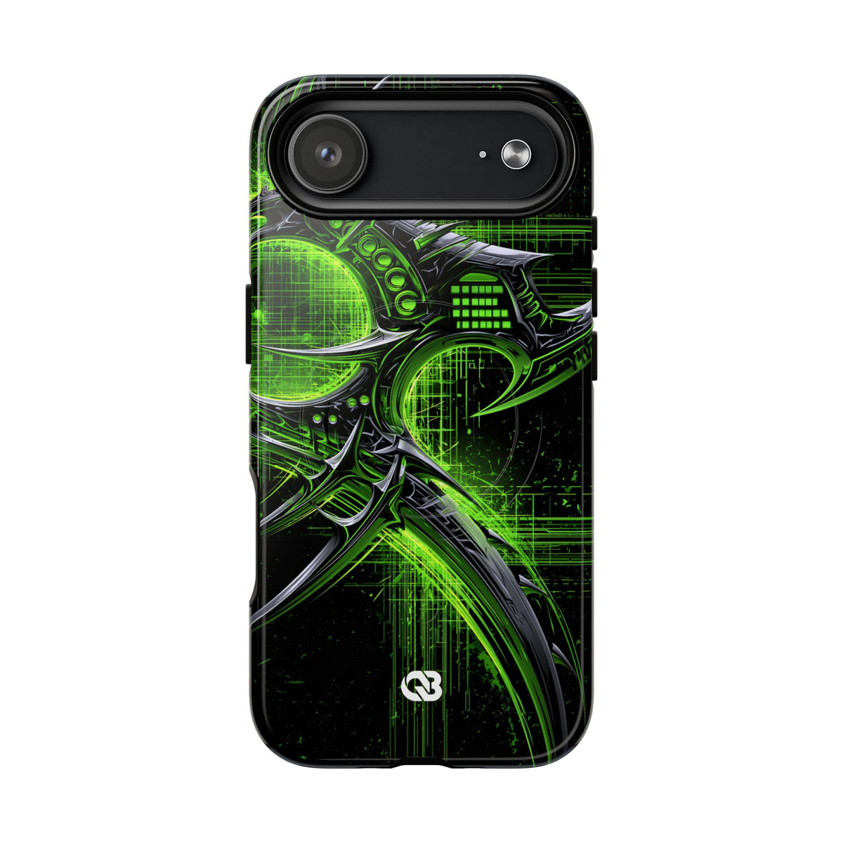 Cyber Sigil Grid · Tough 2.0 Magnetic Phone Case for iPhone · Green