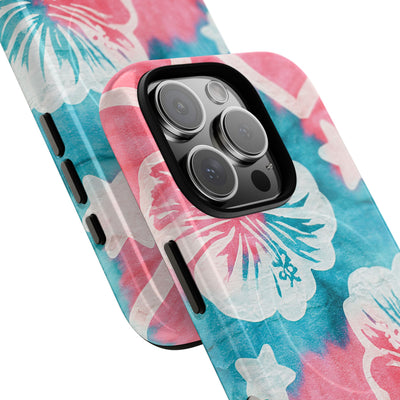 Tropical Hibiscus Bloom · Tough 2.0 Magnetic Phone Case for iPhone · Teal