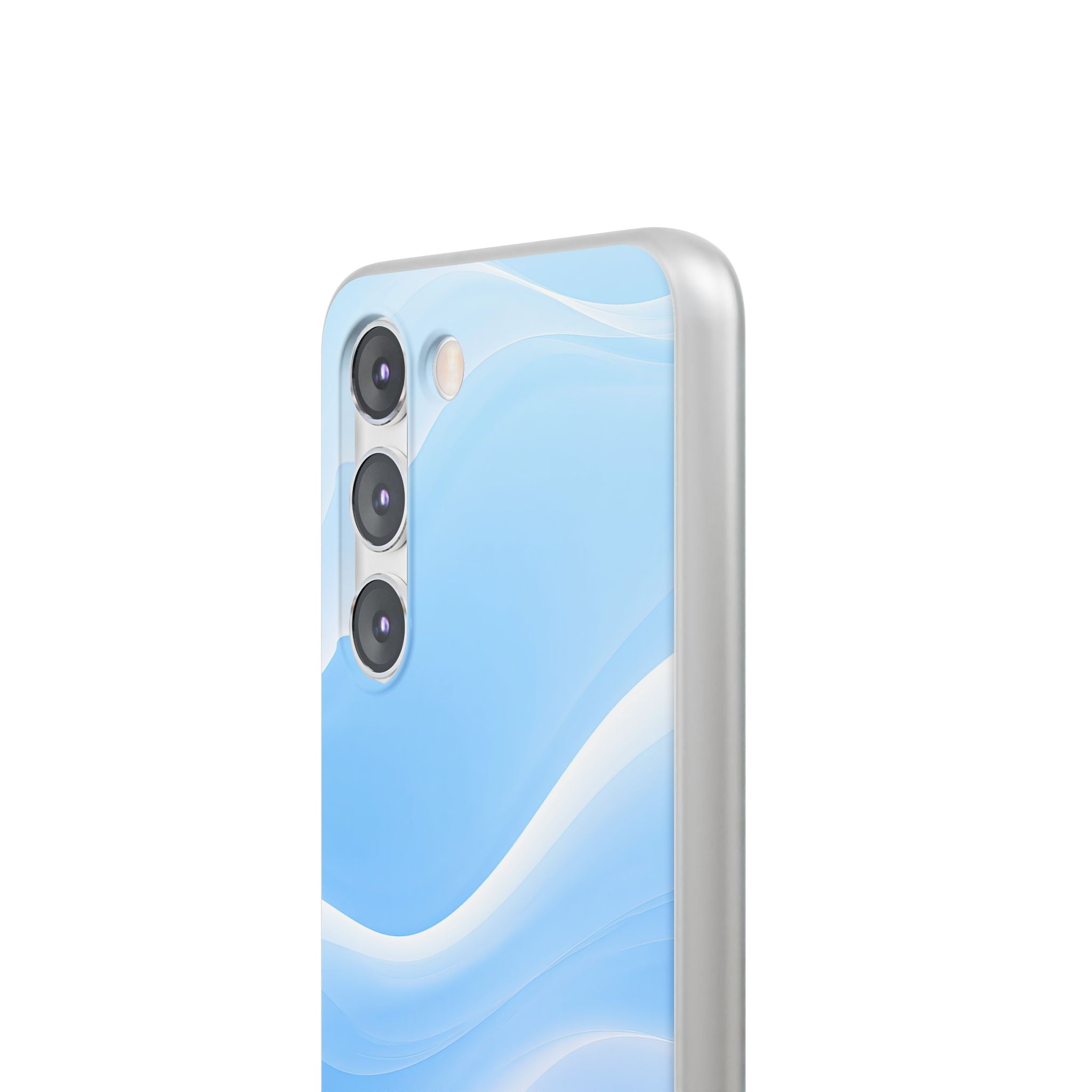 Blue Lite Phone Case for Samsung - Glacial Blue Silk
