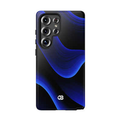 Blue Tough Phone Case for Samsung - Electric Cobalt Flow