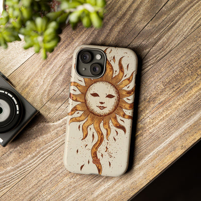 Rustic Solar Mask · Tough Phone Case for iPhone