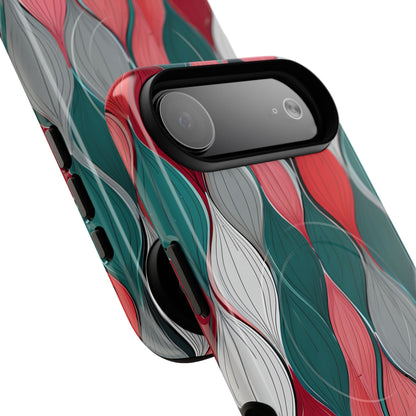 Leaf Cascade Teal iPhone 17 Air Case - Tough+ - CASE•BOB