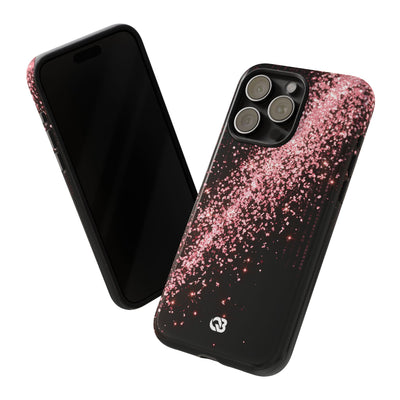 Rose Digital Cascade · Tough Phone Case for iPhone · Pink