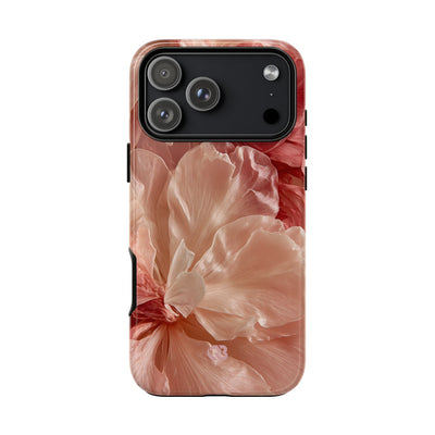 Blush Silk Bloom · Tough Phone Case for iPhone · Pink
